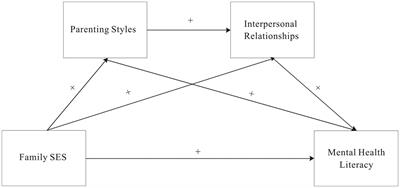 The influence of family socioeconomic status on college students’ mental health literacy: the chain mediating effect of parenting styles and interpersonal relationships